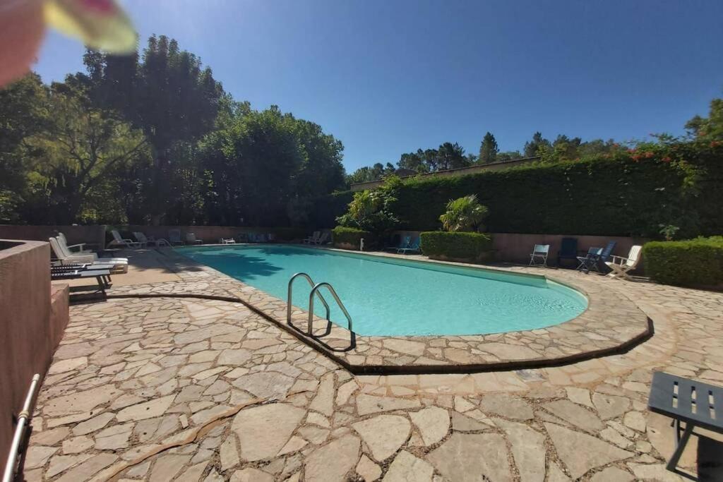 Résidence Provençale: Oasis au Colorado Provençal avec Piscine Rustrel Exterior photo