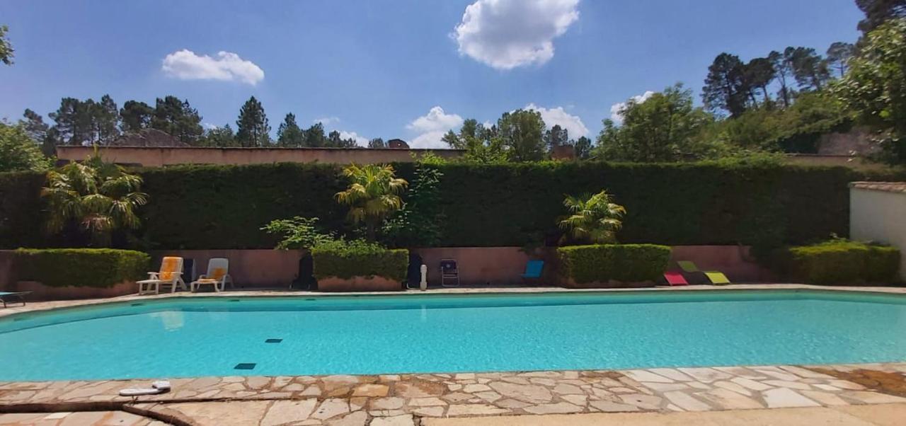 Résidence Provençale: Oasis au Colorado Provençal avec Piscine Rustrel Exterior photo