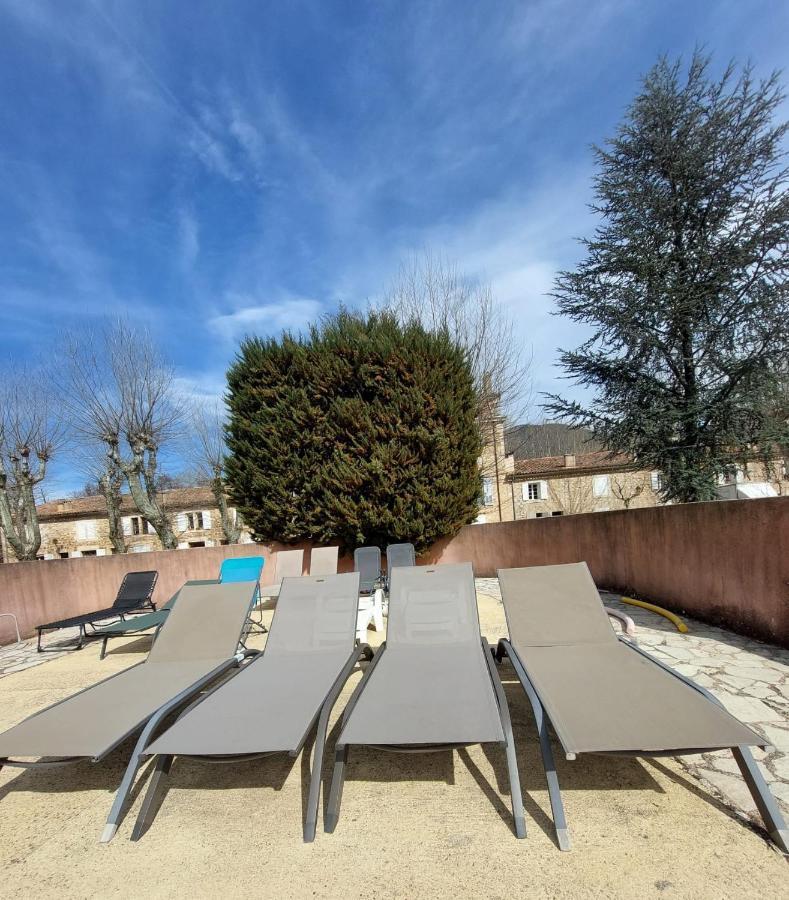 Résidence Provençale: Oasis au Colorado Provençal avec Piscine Rustrel Exterior photo